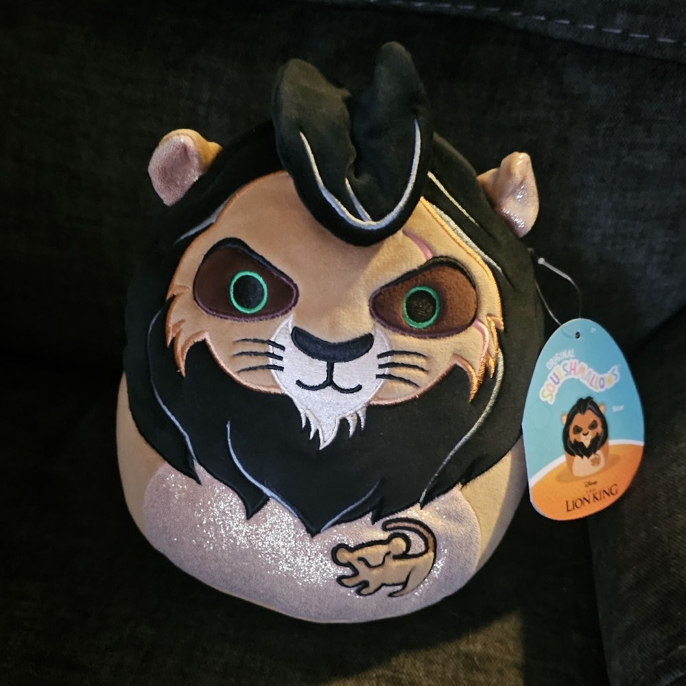 Disney Squishmallow Scar Plush